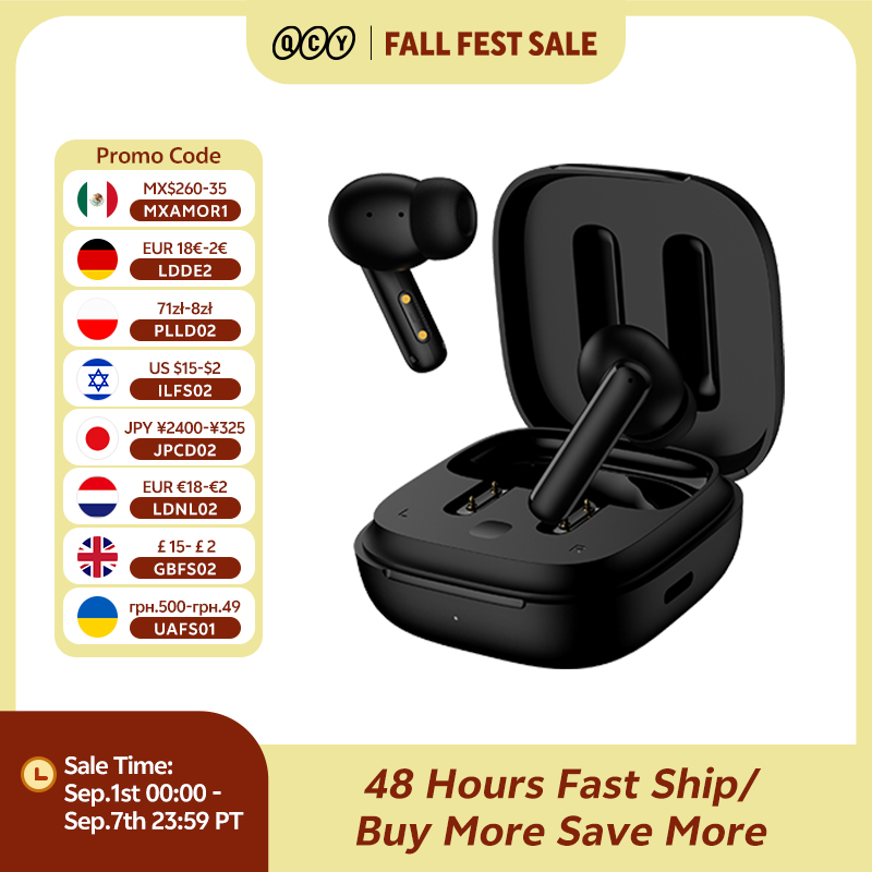 Earbuds Anc Wireless - Qcy t13 anc kabelloser Kopfhörer Bluetooth