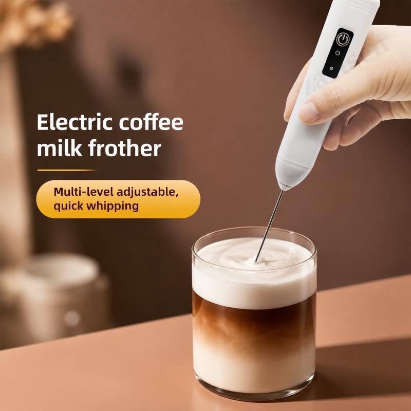Kitchen Electronics Gadgets - Elektrischer Kaffee-Milchaufschäumer, Handmixer für Kaffee und