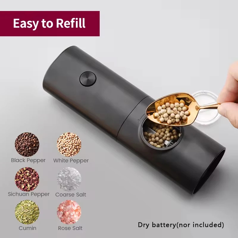 Kitchen Electronics Gadgets - Elektrisches automatisches Salz- und Pfeffermühlen-Set mit