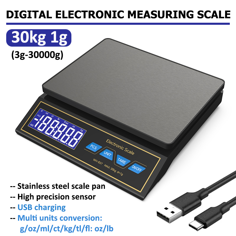 Kitchen Electronics Gadgets - LCD Digitale Küchenwaage 30 kg/1 g