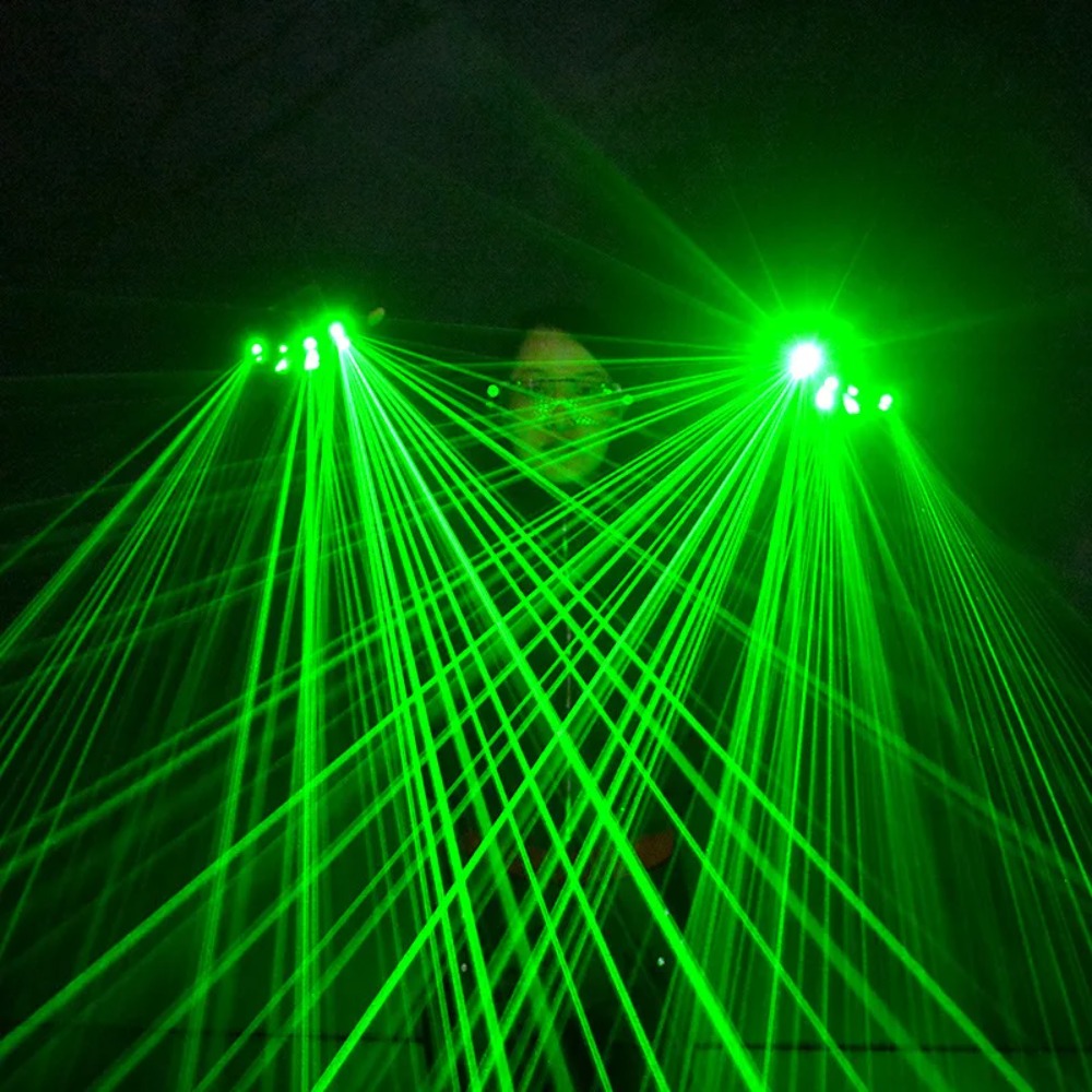 Grüne Laserhandschuhe Laser Fl – Led Gloves Music Bewertung und Preis