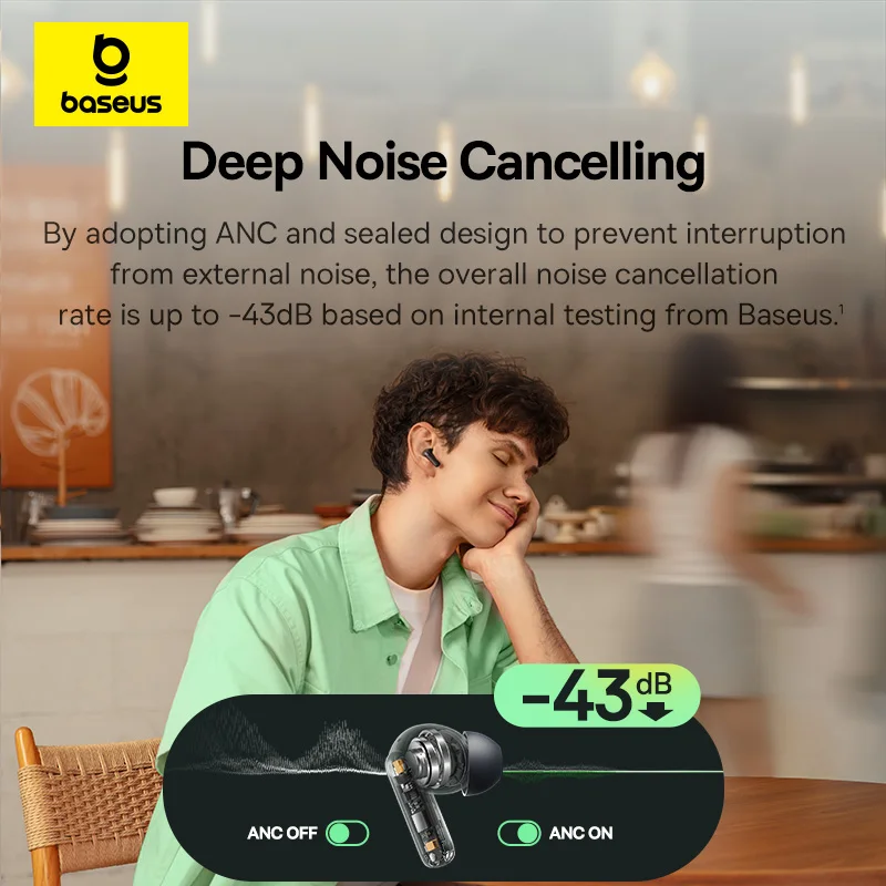 Baseus Bass EP10/BP1 NC -43dB  – Earbuds Anc Wireless Bewertung und Preis